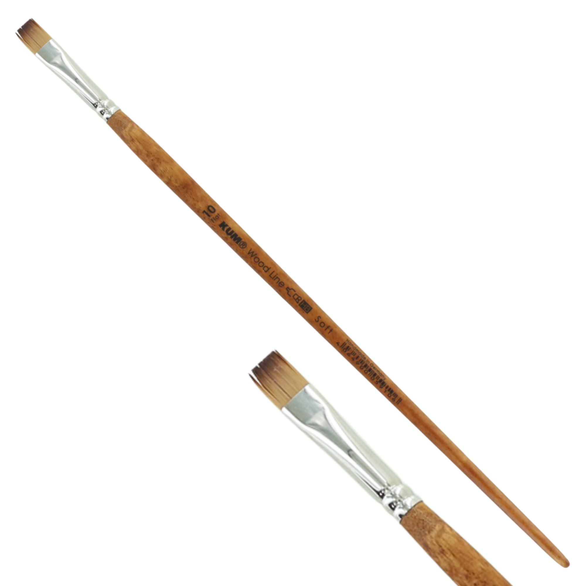 Kum Brush, Wood Synthetic Fibres, Brown, 10