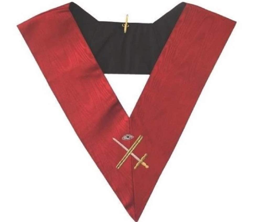 Collare Massonico Regalia AASR 18° Grado - Knight Rose Croix - Esperto, Cavaliere Rose Croix
