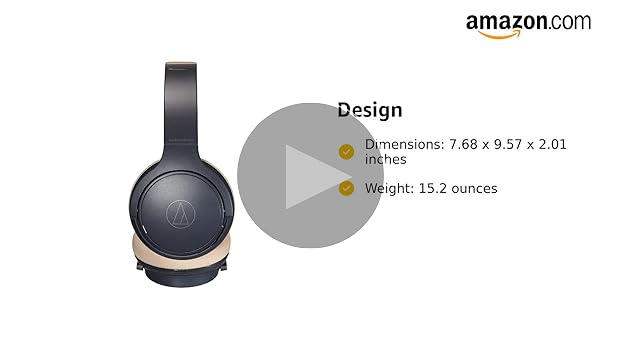 Amazon.com: Audio Technica ATH-S220BTNBG Navy/Beige Total