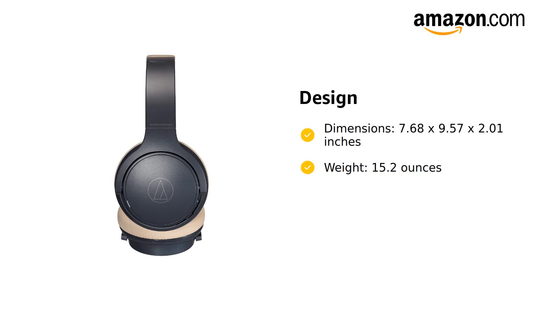 Amazon.com: Audio Technica ATH-S220BTNBG Navy/Beige Total