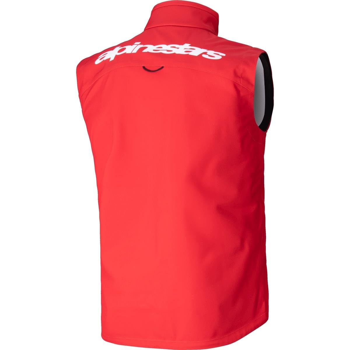 Alpinestars Techstar Softshell Młodzieżowa kamizelka motocrossowa, czerwony, L