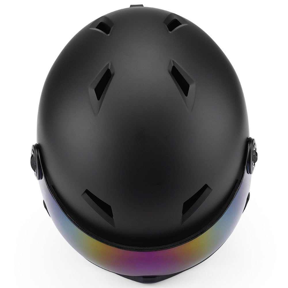 Casque de Ski de Ski Casque de Neige à Vent réglable pour Le matériel de Ski de Sport d'hiver extérieur pour Les Femmes Hommes