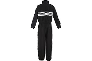 White Jumpsuit Kids Car Jumpsuit for Halloween