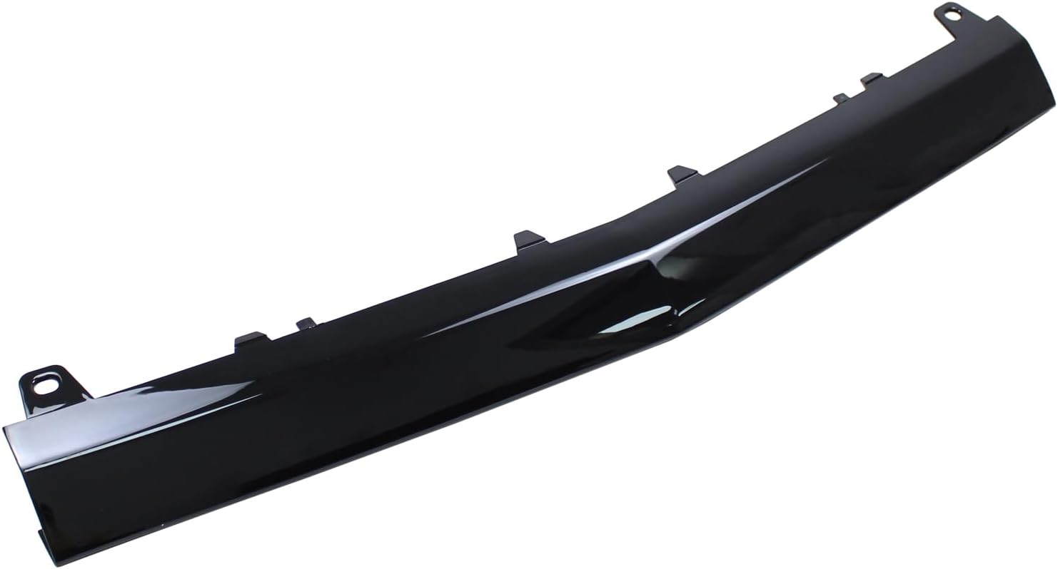 Front Left and Right and Center Lower Bumper Lip Trim Molding Strip Black for Mercedes C300 2015-2021, C350e 2016-2018, C400 2015, C63 AMG 2015-2021, C63 AMG S 2015-2023