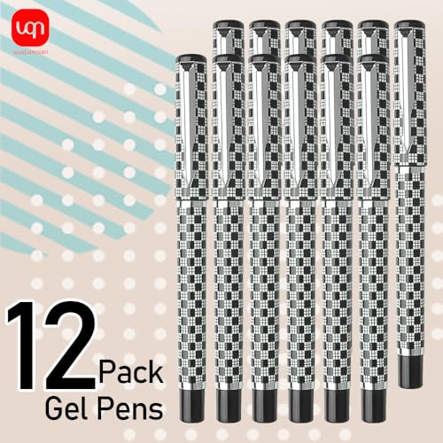 Pack de 12 bolígrafos de gel negro 0.5mm miniatura 7