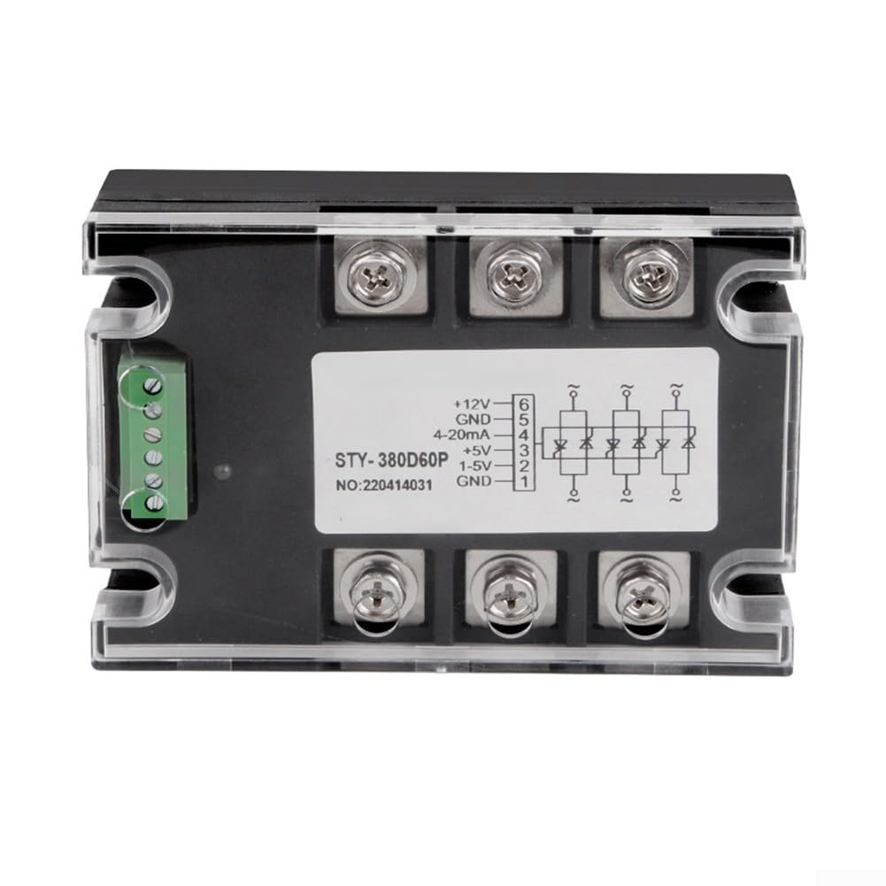 Dreiphasen-Wechselstrom-Spannungsregler-Modul, Spannungsregler, Thyristor, 380 V, 40 A-150 A, geeignet für Verpackungsmaschinen, Textilmaschinen (40 A)