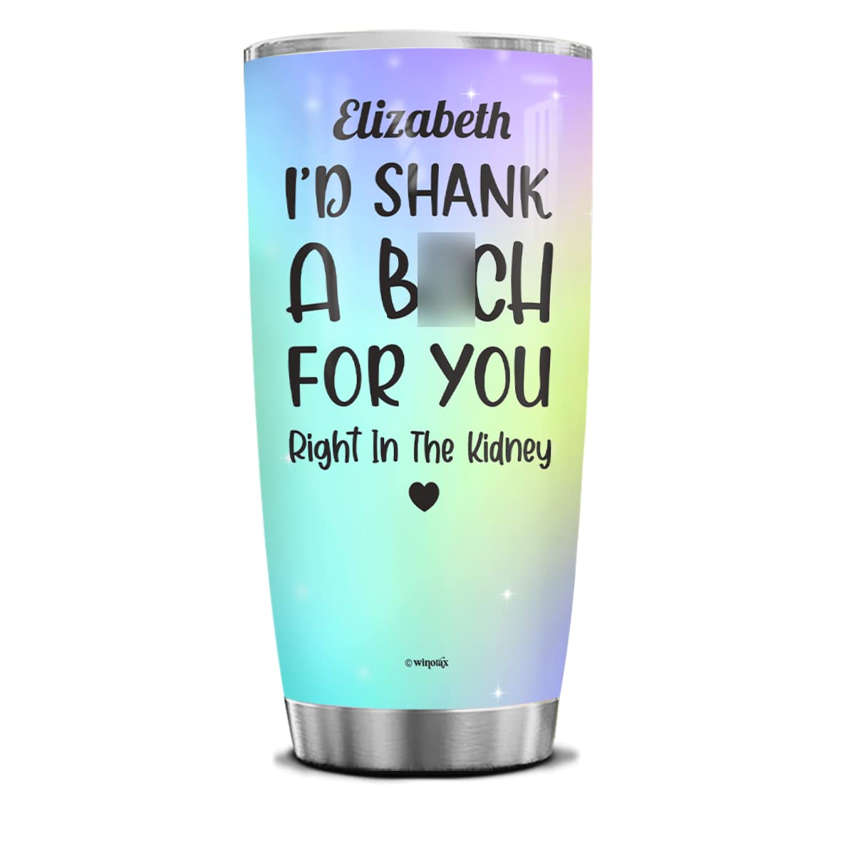 winorax Id Shank A B For You Gifts Personalized Funny Tumbler 20oz 30oz Coffee Travel Mug Cup With Lid Birthday Christmas Mothers Day Friendship Cup Gift For Women Best Friends BFF Sister Mom
