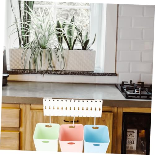 Caneca de basura reciclable pequeña para cocina y pared miniatura 4