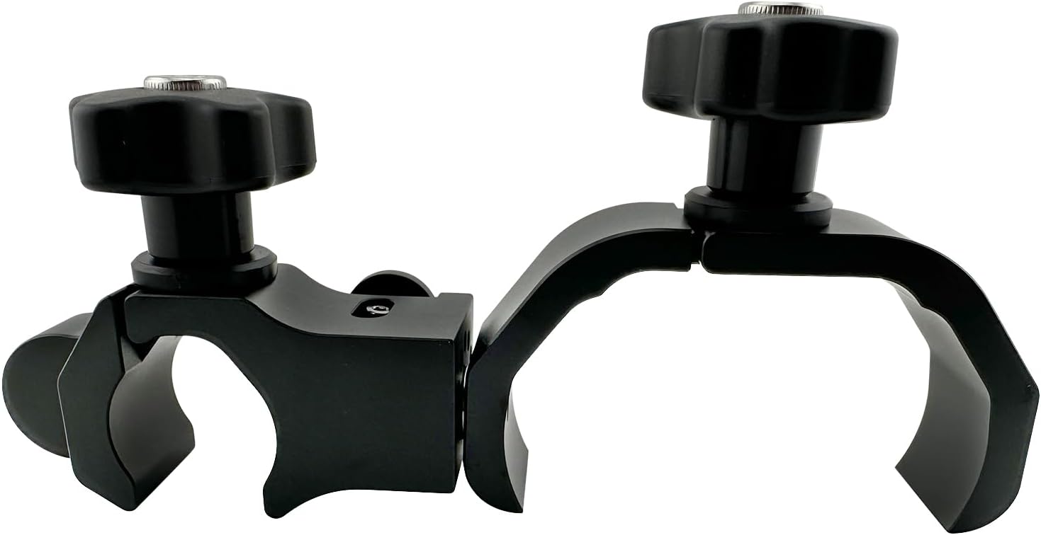 Aluminium Data Collector Cradle Bracket Compatible with Trimble TSC3 GPS Surveying Equipment, Quick Release Range Pole Clamp