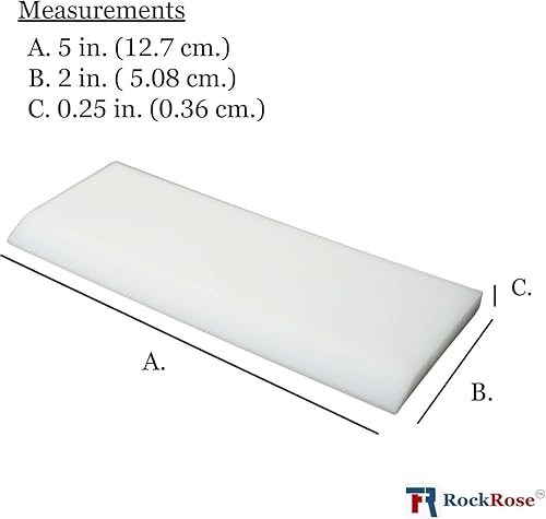 Miniatura 21 de BlueMax - Cabezal biselado de goma para limpieza de vidrio, instalación de películas y vinilo, paquete de 2