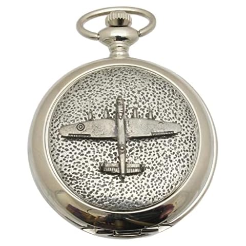 Gamekeepers Cottage Lancaster Bomber Pocket Watch Cover