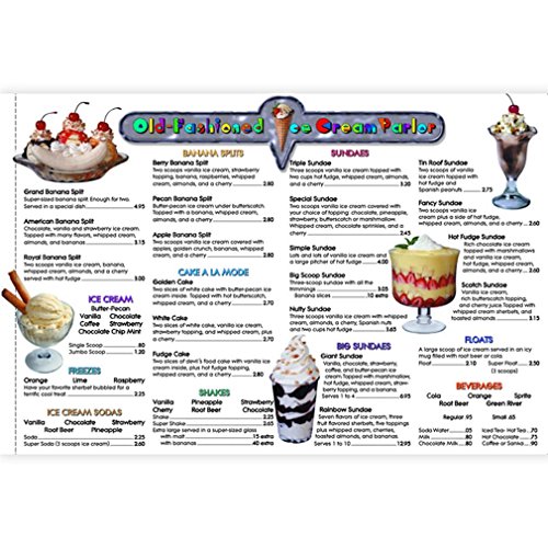 REMEDIA PUBLICATIONS MENU MATH ICE CREAM PARLOR EXTRA