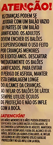 Riberball Balão Gran Festa N.065 , Multicores, 50 balões