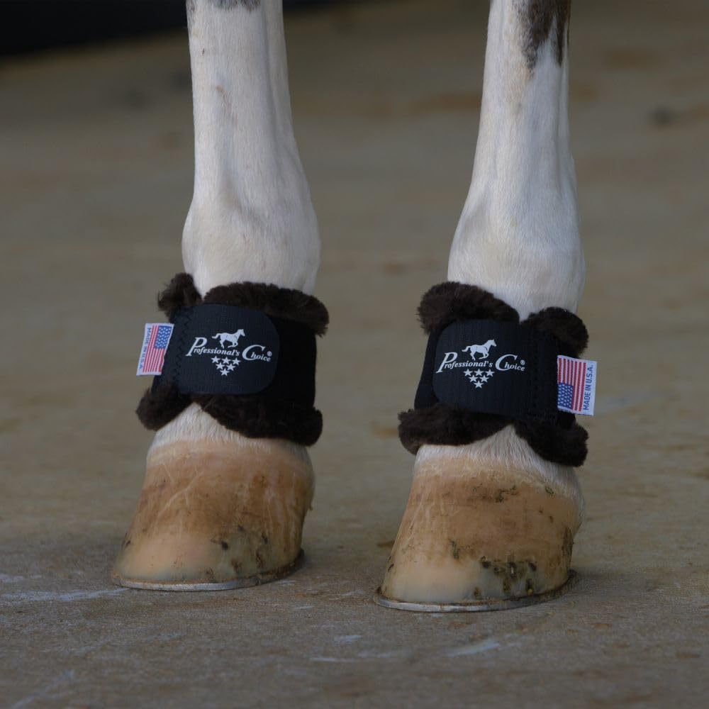 Professional's Choice Pastern Wrap Faux Fleece (PWF-BLA)