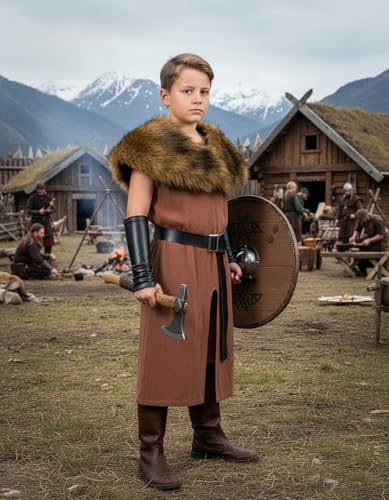 Disfraz medieval renacentista para niño 10-11 años miniatura 2