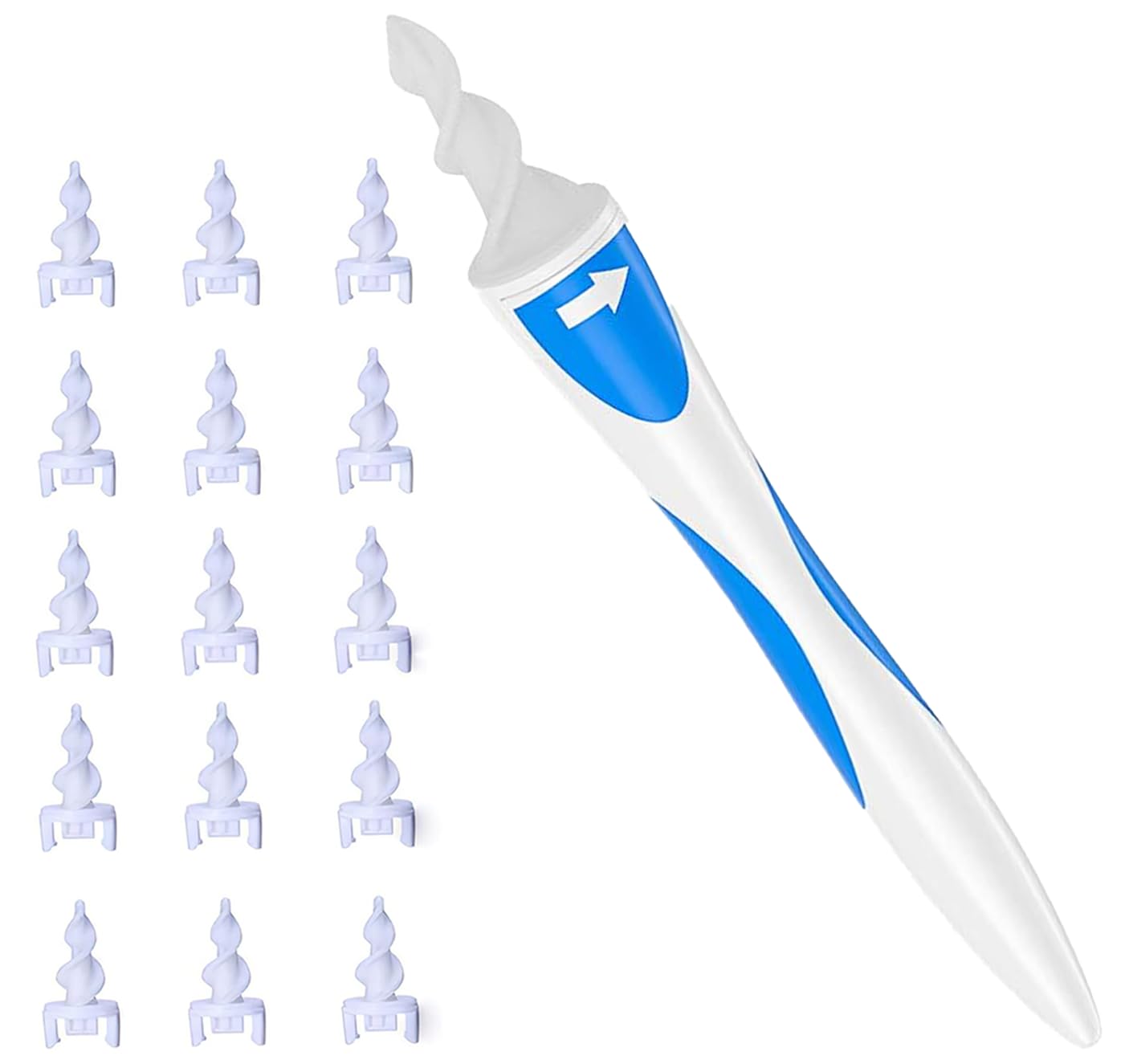 Sponsored Ad – Ear Wax Removal Kit – Smart Q-Grip Spiral Ear Cleaner with 16 Washable Tips, Safe and Soft for Kids & Adults