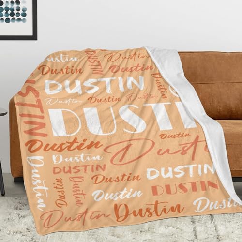 Personalized Blankets for Kids with Names Customized Blankets with Name for Adult Custom Blanket Gift for Birthday Christmas Valentines Day Gift