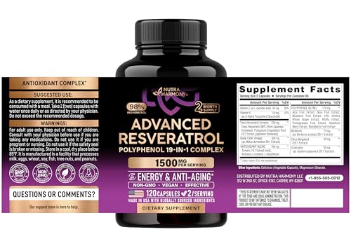 NutraHarmony Resveratrol Polyphenol Complex