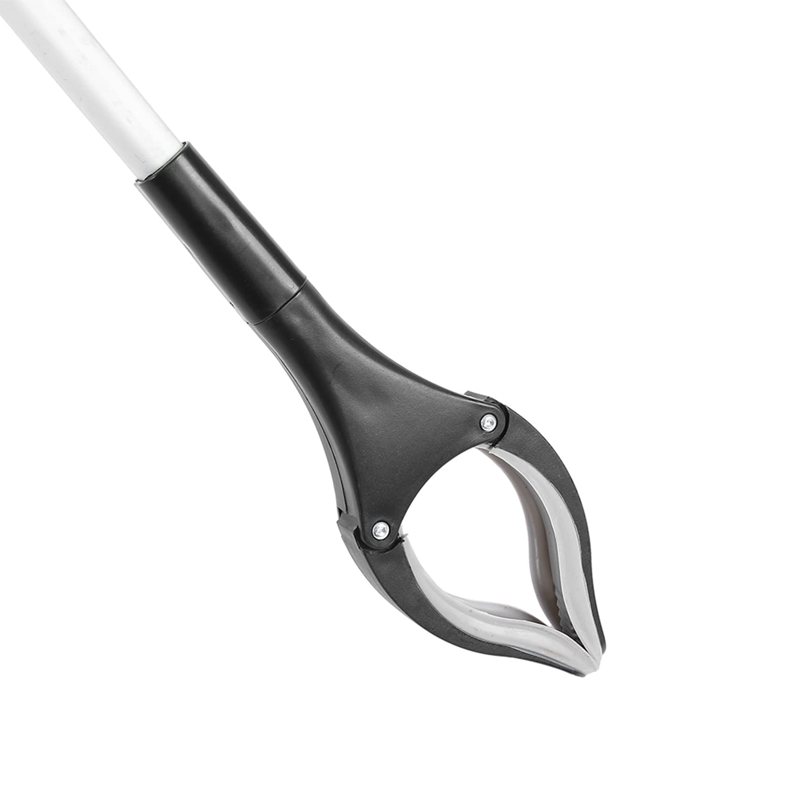 Fockety Pinza de Alcance de Ayuda para Movilidad, Herramienta de Recogida para Discapacitados Giratoria Larga de 90 Grados, ABS de Aluminio de 32,5"