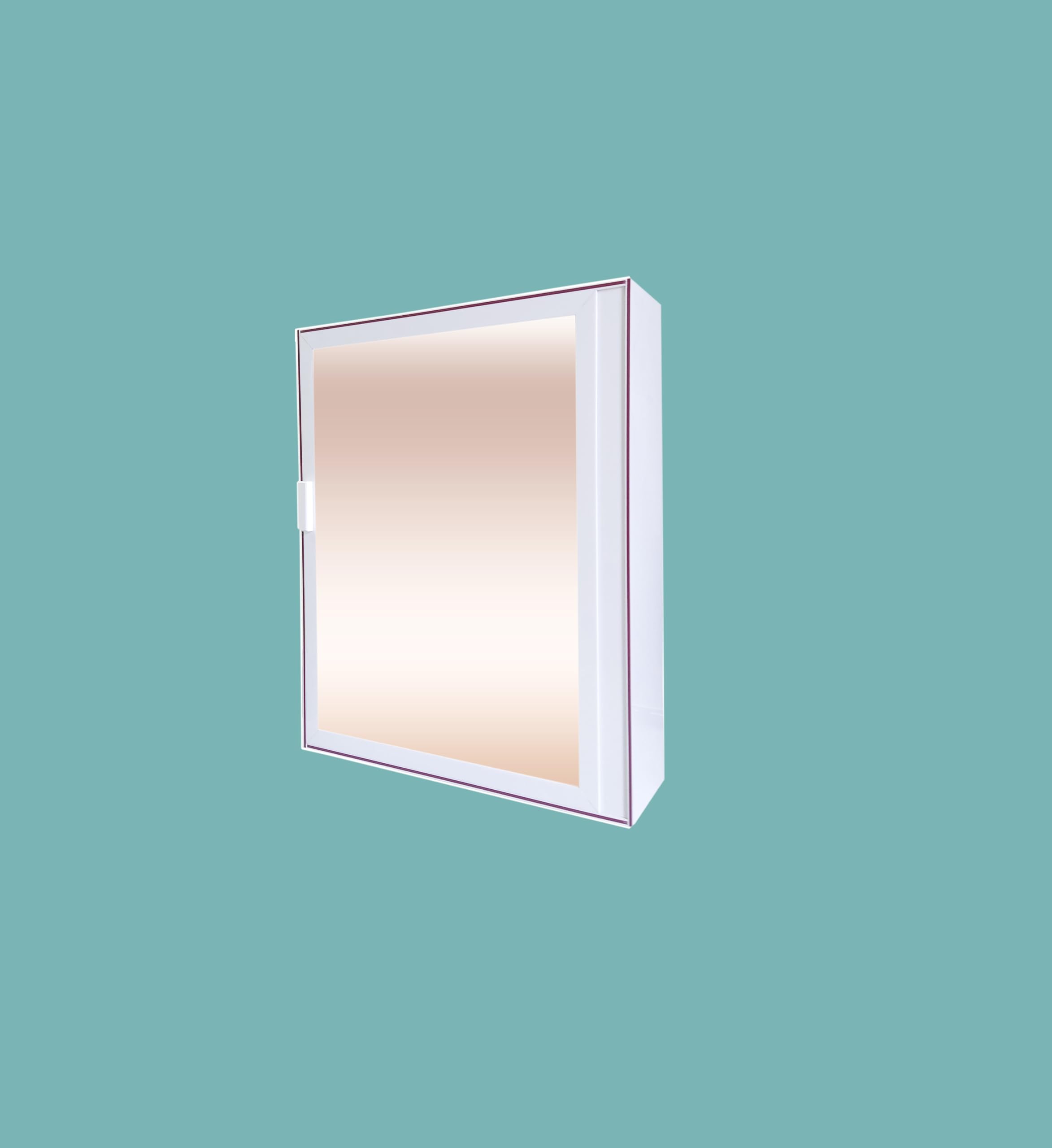 WINACO Moonlight New Look White Acrylic 6 MM Heavy Thickness 14" x 4.5" x 18" Storage Organizer