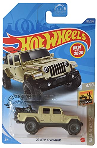 Hot Wheels '20 Jeeps Gladiator Tan 1:64 miniatura 1