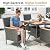 Wisteria Lane Patio Dining Sets for 4, All Weather Rattan Outdoor Table and Chairs with Acacia Wood Tabletop, Patio Dining Furniture with Removable Cushions for Deck Garden, Backyard, Gray