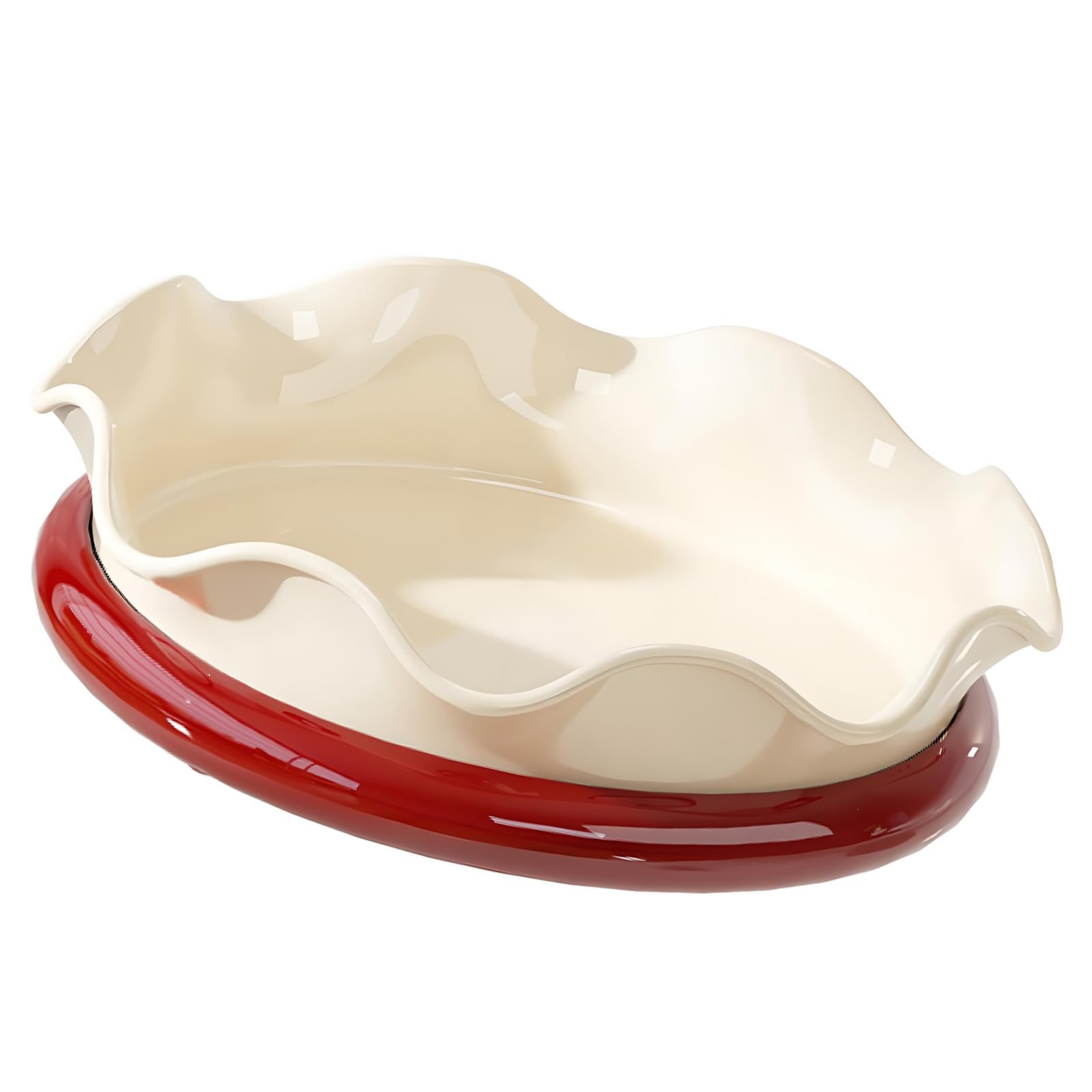 CUNZJIA Rotating Fruit Bowl with Drain Function for Efficient Kitchen Storage and Freshing Preservation