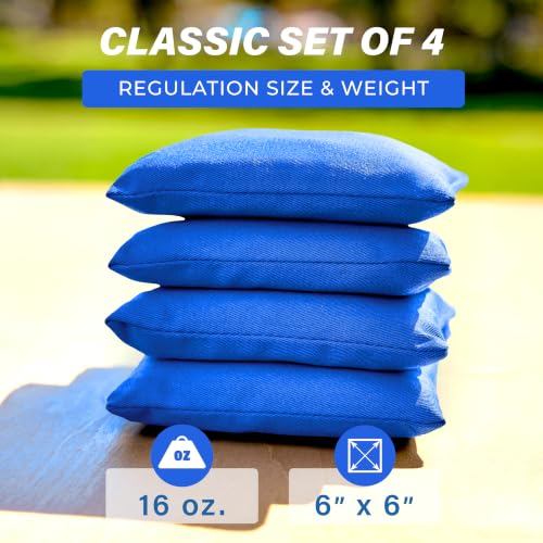Image of GoSports Classic Cornhole Bean Bags Set of 4-16 Colors Available - Regulation All Weather, Mix and Match