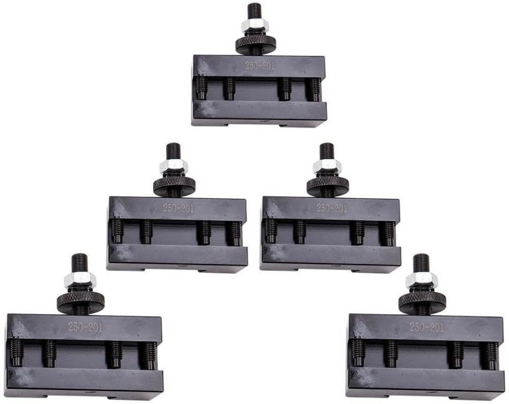 5pcs BXA 1 Quick Change Turning and Facing Tool Post Holder 250-201