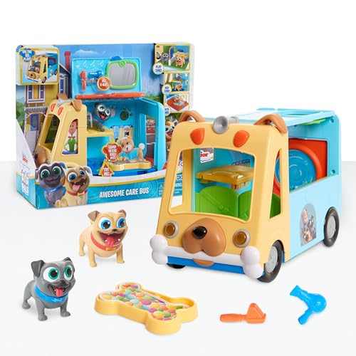 Puppy Dog Pals AWESOME Care Bus, Officially Licensed Kids Toys for Ages 3 Up by Just Play