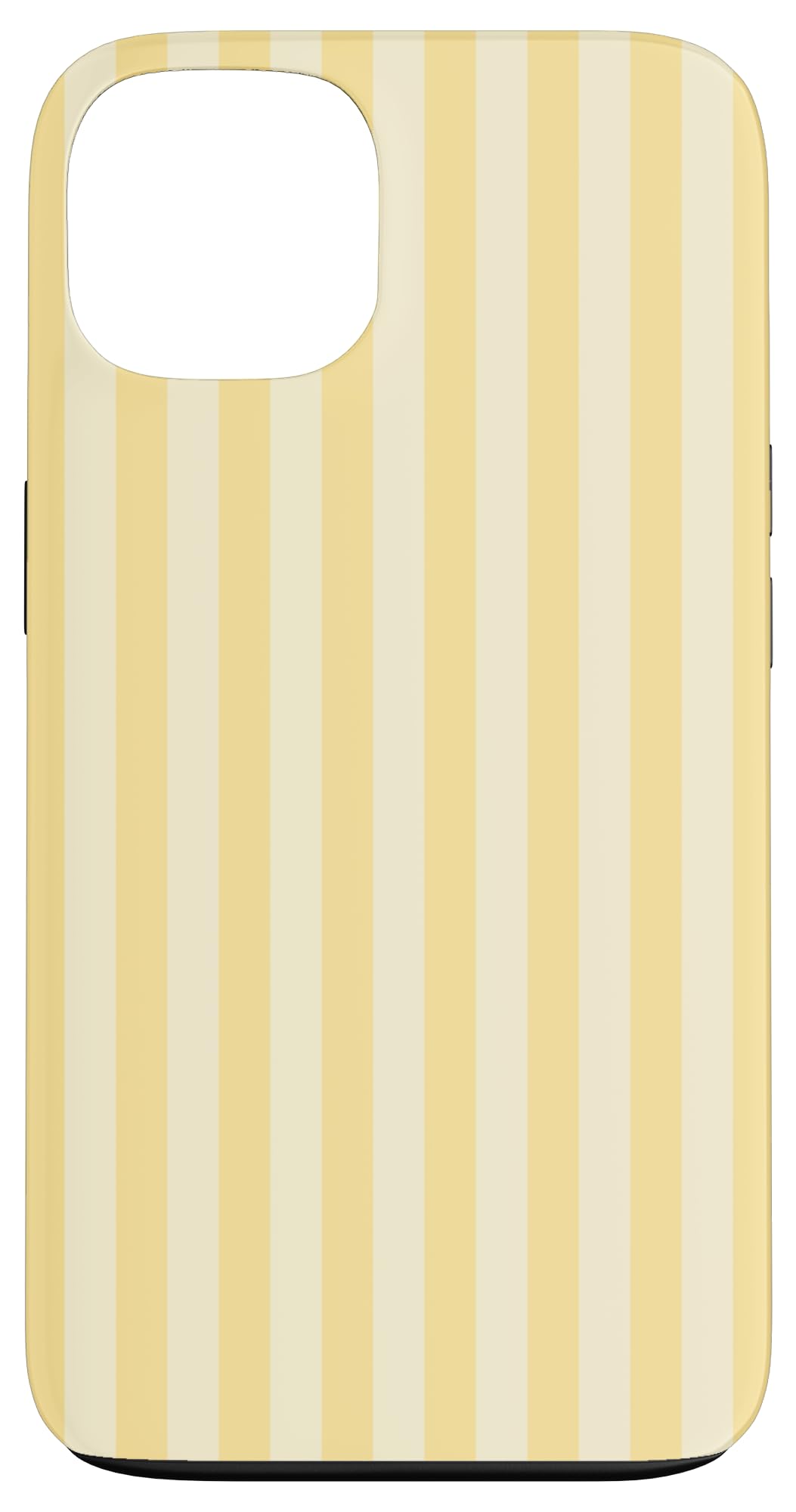 Elegant Monochromatic Yellow Stripes Elegant Vertical Lines Case for iPhone 13
