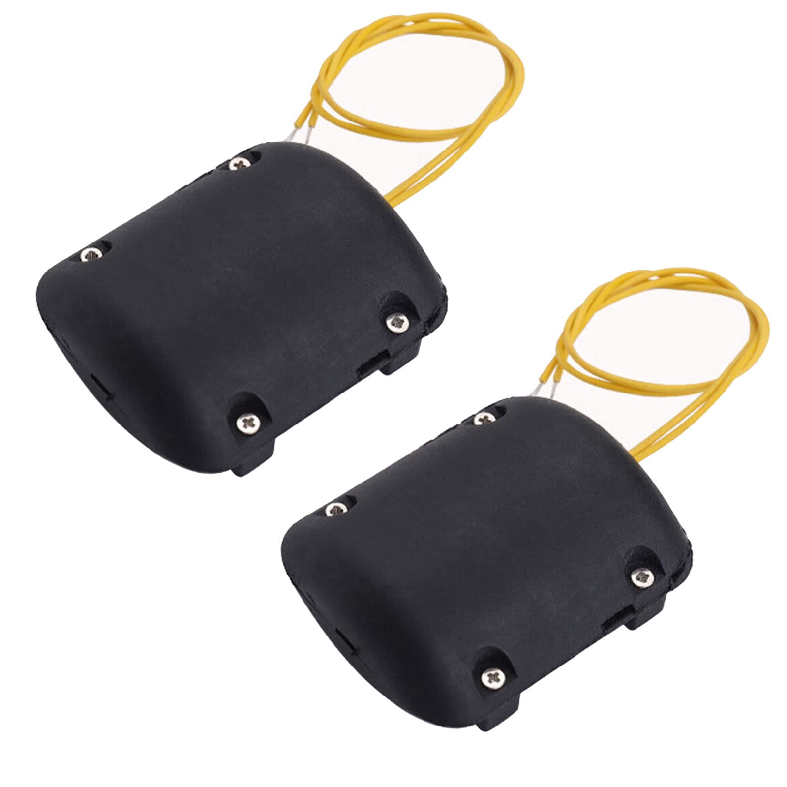 2pcs Black DC 12V 4200RPM Vibrating Vibration Motor With Shell For Massage Cushion