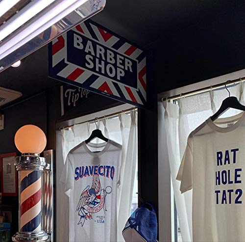 BARBER SHOP メタルサインボード マービージャパン リプロダクション