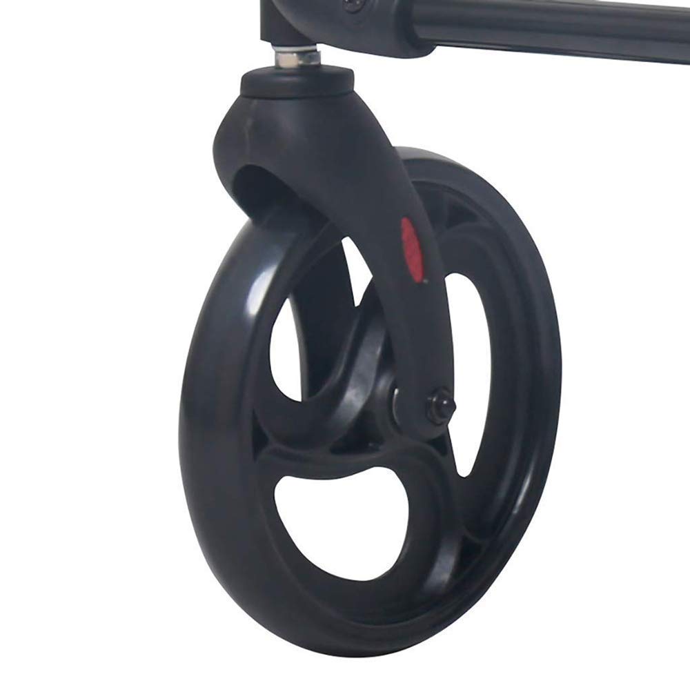 Walker, Carrello per Anziani Walker Carrello della Spesa Sedia a rotelle Pieghevole Portatile Walker per Anziani Blocco in Alluminio È così Gentile da Parte Tua