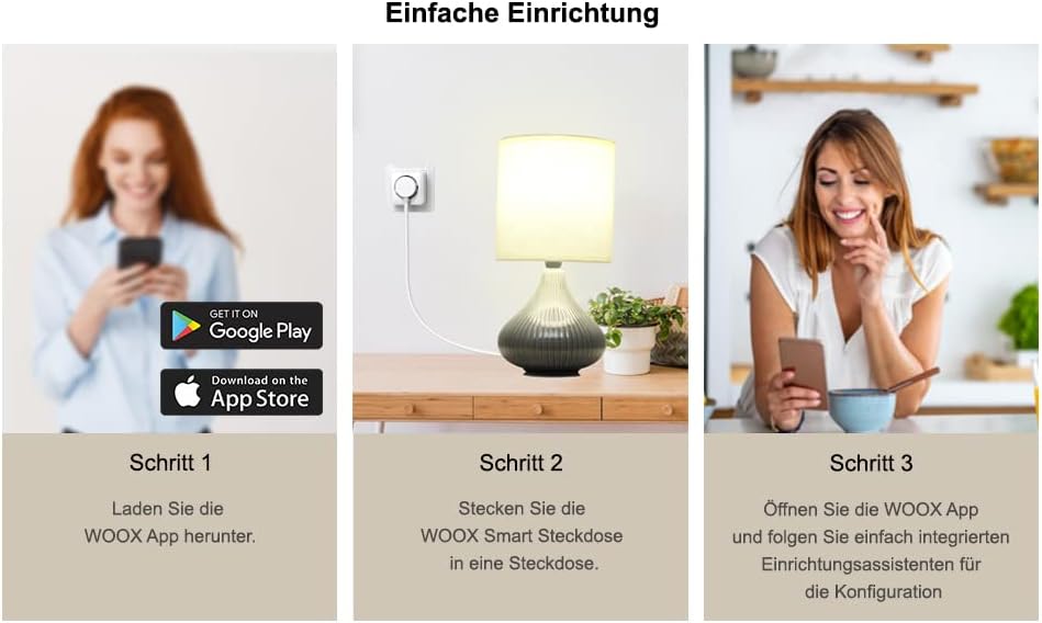 WOOX R6118 Smart Socket Easy Setup Steps