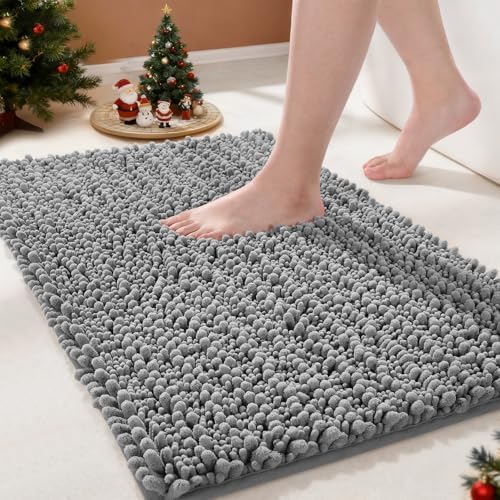 Yimobra Bathroom Rugs Non Slip Washable - Ultra Soft Absorbent Ch...