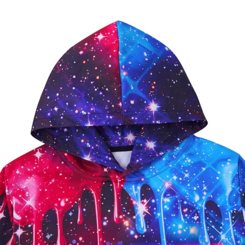 Image of Belovecol Boys Hoodies 3D Printed Hooded Sweatshirts with Pocket for 6-16Y