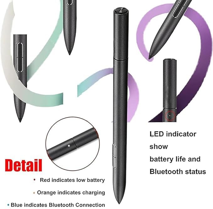 ASUS Pen 2.0 SA203H MPP 2.0 Compatibile con ASUS Pen 2.0 SA203H,Compatibile con ASUS ROG Z Flow 13,ROG Flow X 16,ROG Zephyrus Duo 16,Zenbook 13/14 Flip OLED,Vivobook 13 Slate OLED