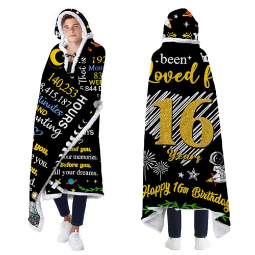 Bestshop Sweet 16 Gifts for Boys, 16th Birthday Flannel and