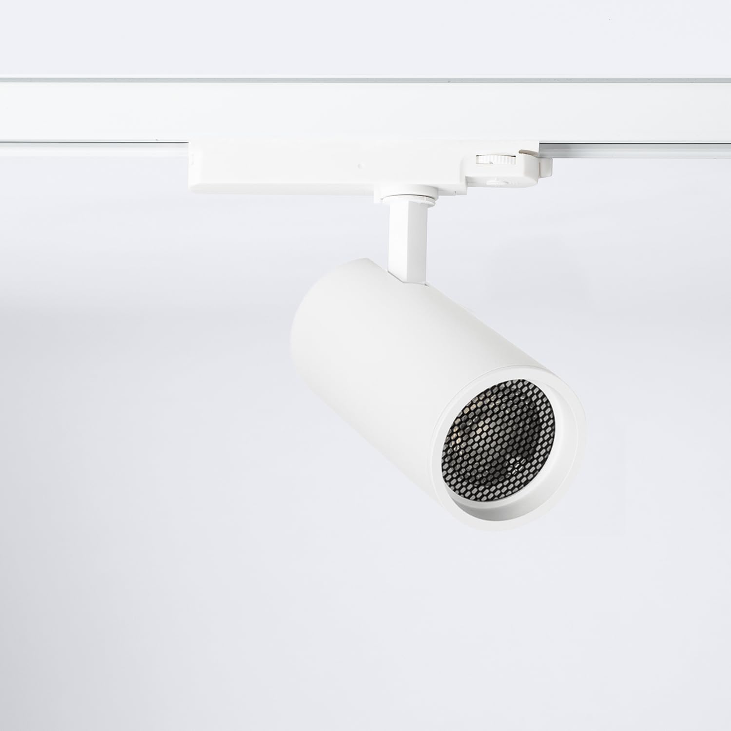 LEDKIA Foco Carril LED Trifásico 20W Fasano Antideslumbramiento CCT Selecci