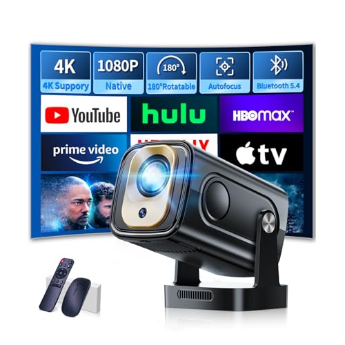 Mini Proyector Vídeo, Proyector Portátil Con Wifi 6 Y Bt 5.4, 1080p Full Hd Proyector 4k,Proyector Inteligente Con Función Enfoque Automático Y Corrección Trapezoidal, Para Tv Stick Hdmi Pc Laptop Ps5 Mini Proyector Vídeo, Proyector Portátil Con Wifi 6 Y Bt 5.4, 1080p Full Hd Proyector 4k,Proyector Inteligente Con Función Enfoque Automático Y Corrección Trapezoidal, Para Tv Stick Hdmi Pc Laptop Ps5