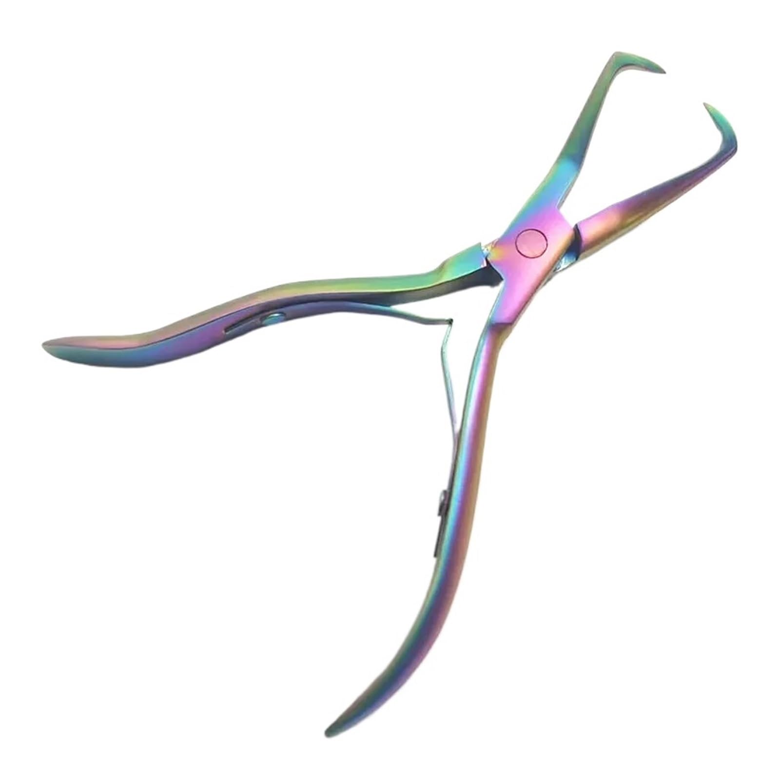 Lizhayg Colorful Hair Extension Pliers 1 Pcs Profession Extension Tongs Hair Extensions Pliers Stainless Steel Pliers For Micro Rings And Fusion Glue Bond Remover Tool(Colorful)