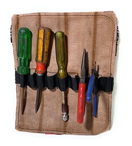 Image of Washable Electrician Plumber Technician Tools Bag with 3 pockets and Maximum Durability (Set of 2 Multicolor)