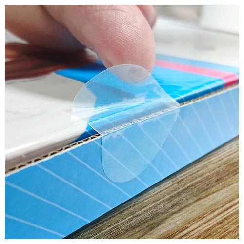 Produktbild von 1000 Verschlussetiketten Transparent Auf Rolle, 20 Mm, Permanent Haftend