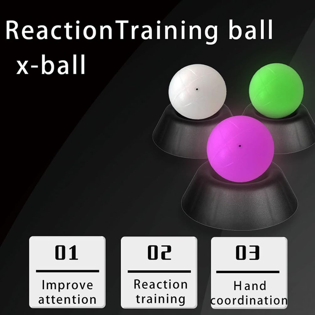 Luz De Entrenamiento De Reacción, Bola De Luces De Entrenamiento Inteligente, Bola De Reacción Inteligente, Bolas De Entrenamiento De Reacción De Control De Aplicación, Diámetro 7,5 Cm, Distancia