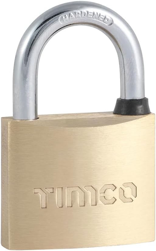 TIMCO P40 Brass Padlock, 40mm