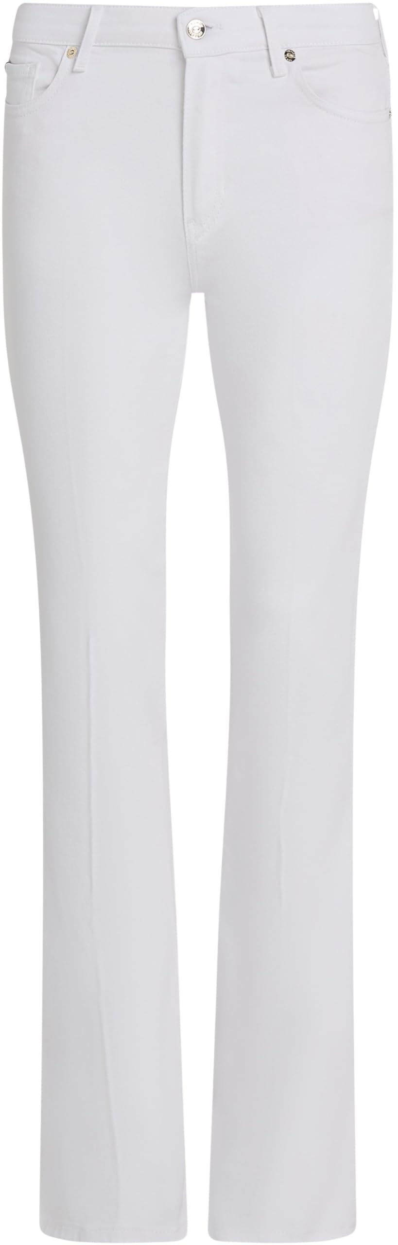 Tommy Hilfiger Damen Jeans Hose Bootcut White Mid Rise