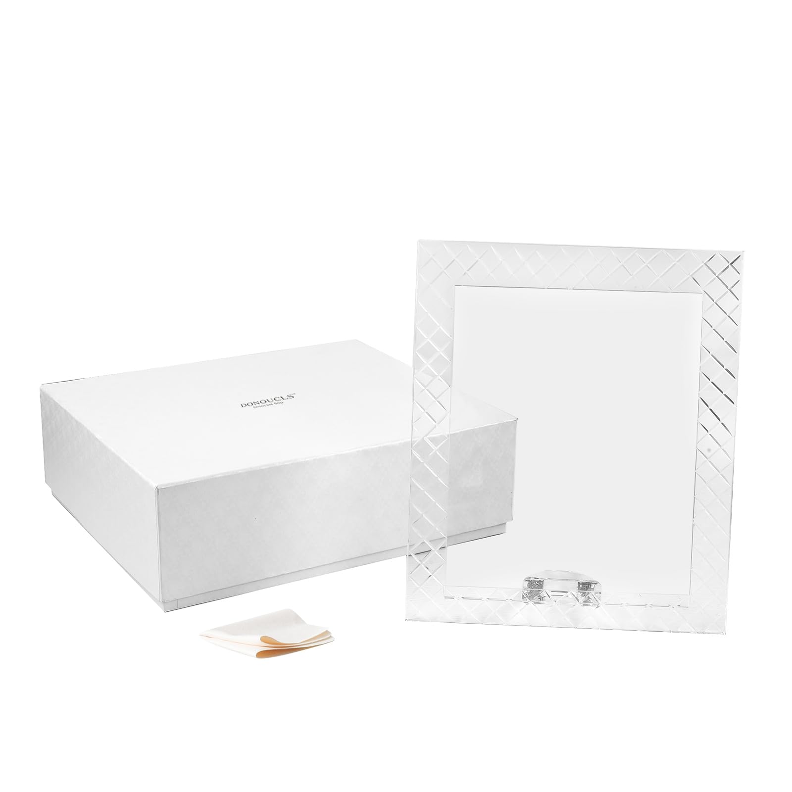 Cadre photo élégant en cristal, affichage en verre de qualité supérieure pour des souvenirs précieux, cadre photo fabriqué à la main avec diamant, parfait pour la maison et la décoration de cadeau