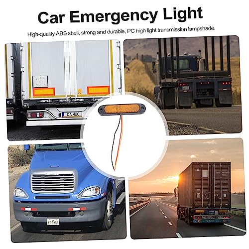 Feu arrière et clignotant LED jaune 10-30V pour véhicule utilitaire