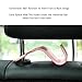 Toiyason Car Seat Headrest Hook Universal Vehicle Seat Hook Hangers Interior Storage Organizer for Purse Handbag Coats Umbrellas Grocery Bags 4 Pack Pink